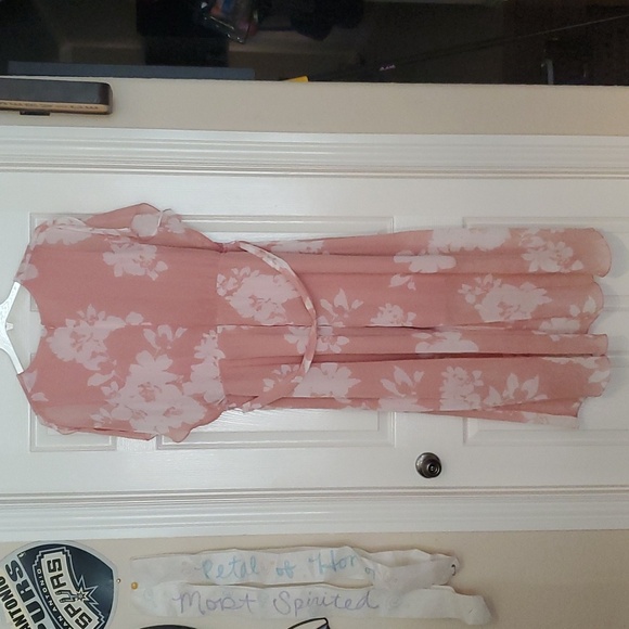 Lane Bryant Pink Asymmetrical Dress - Picture 4 of 11